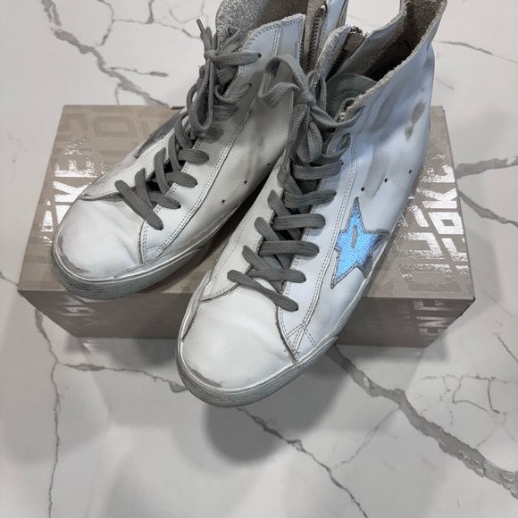 Golden Goose Francy White/Sliver/Milk - Picture 2 of 6
